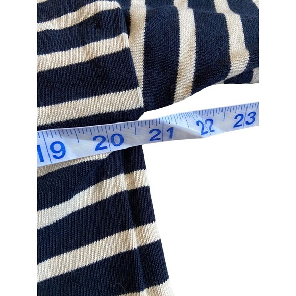 Mat de Misaine Breton Top Size M Blue Striped Sailor French Coastal Quiet Luxury - Picture 10 of 12